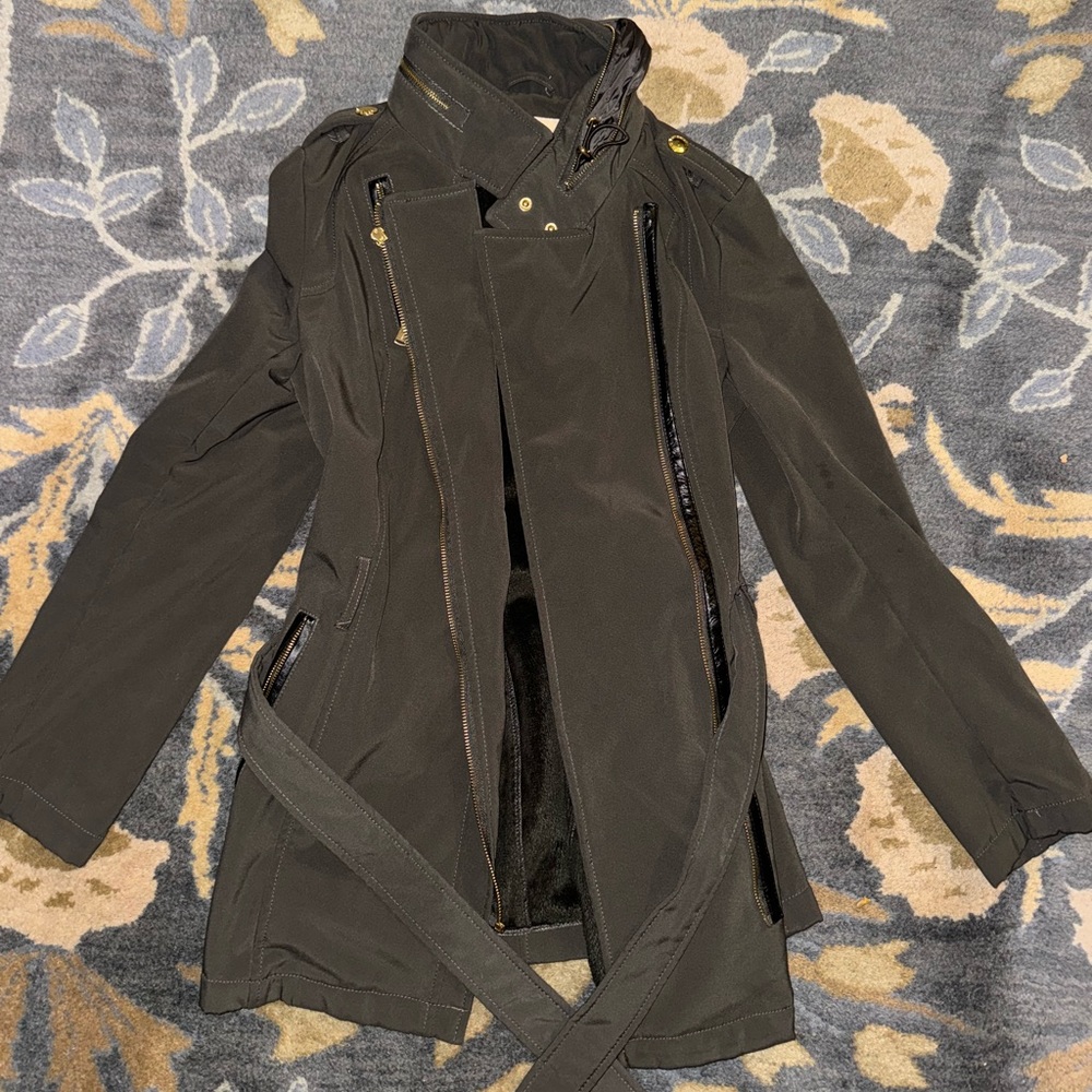 Green Michael Kors Softshell Coat size XS